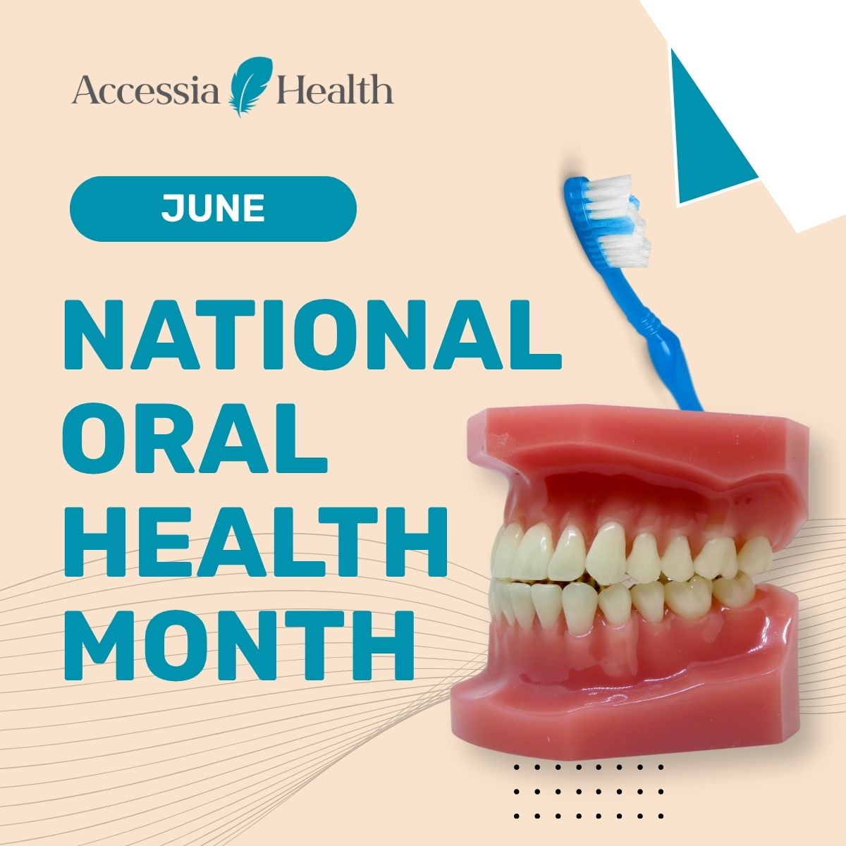 AccessiaHealth's tweet photo. June is a great reminder that oral health is an important part of overall health! 🦷 For many people managing a rare or chronic health condition accessing urgent dental care can be challenging due to the financial barriers.
 
That's where Accessia Health's 𝗛𝗲𝗮𝗹𝘁𝗵𝘆 𝗣𝗲𝗼𝗽𝗹𝗲. 𝗛𝗲𝗮𝗹𝘁𝗵𝘆 𝗖𝗼𝗺𝗺𝘂𝗻𝗶𝘁𝗶𝗲𝘀. 𝗢𝗿𝗮𝗹 𝗛𝗲𝗮𝗹𝘁𝗵 𝗙𝘂𝗻𝗱 comes in. This program is designed to assist eligible individuals in 𝗜𝗻𝗱𝗶𝗮𝗻𝗮, 𝗠𝗶𝗰𝗵𝗶𝗴𝗮𝗻, 𝗮𝗻𝗱 𝗢𝗵𝗶𝗼 access immediate and urgent oral care by providing financial assistance when it's needed most.
 
This National Oral Health Month, take a moment to prioritize your smile and learn how support may be available for you or someone you know.
 
𝙇𝙚𝙖𝙧𝙣 𝙢𝙤𝙧𝙚 𝙖𝙣𝙙 𝙘𝙝𝙚𝙘𝙠 𝙚𝙡𝙞𝙜𝙞𝙗𝙞𝙡𝙞𝙩𝙮: https://t.co/BXaEupC4ZC

#AccessiaHealth #PatientAssistance #NationalOralHealthMonth