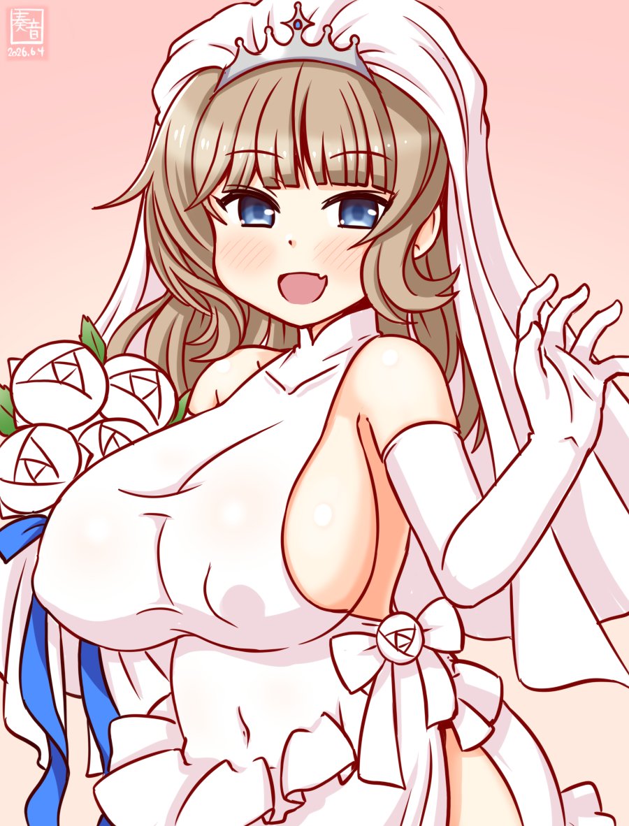 「Thank you as always Admiral!
 いつも感謝しています。いつも…いつまでも…❤」

#艦これ版真剣お絵描き60分一本勝負_20260604
#レンジャー 