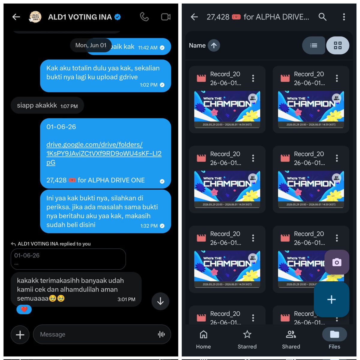 H3IdolChamp's tweet photo. [SOLD] Idolchamp 27,428 🎟️ Tickets 

Category: Show Champion for #ALPHADRIVEONE        

Thank you to our buyer @ALD1VTINA for trusting us and choosing to purchase here!

#Happyvoting https://t.co/v2kiNphuYq