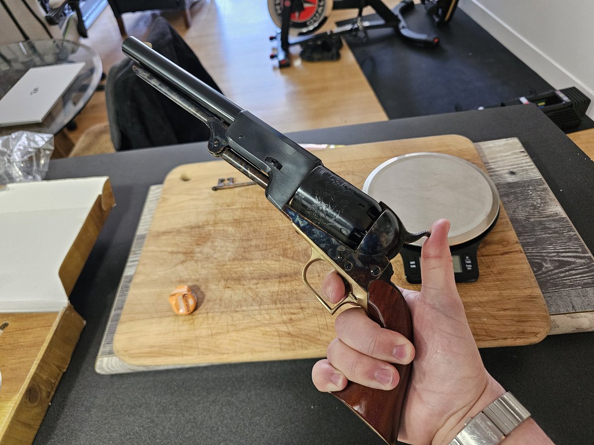 BReviewez's tweet photo. There has been much discourse on "Ceremonial Knife vs. Ceremonial Gun" well, fun fact, Texas has both! Our ceremonial knife is the Bowie Knife which was named after the famous Alamo Defender, Jim Bowie, and our ceremonial gun is the Colt Walker which was commissioned from Colt by Texas Ranger Captain Samuel Walker to have a more powerful and reliable sidearm for the Texas Rangers. The Colt Walker was named the official handgun of Texas in 2021!