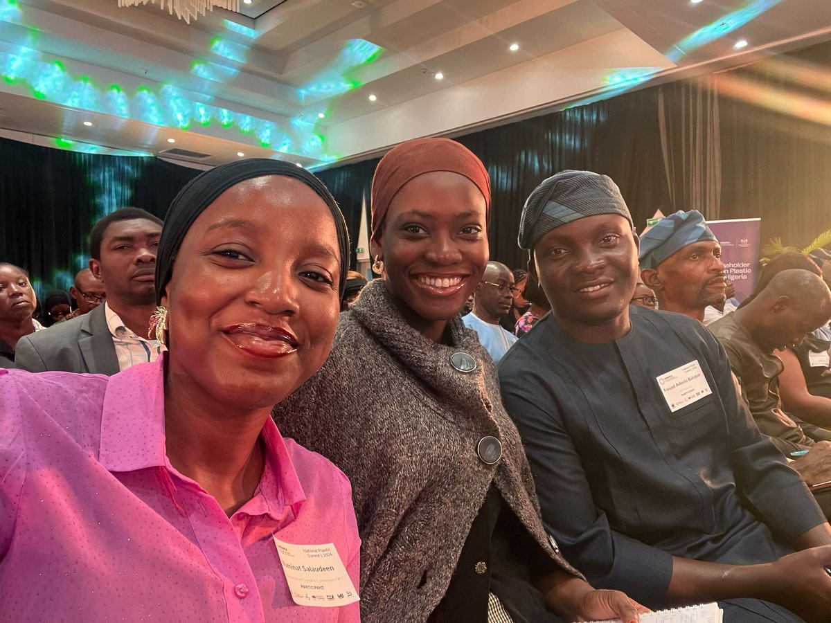 FouadBalogun's tweet photo. Conversation about turning Plastic Waste into a Economic Driver & Resource Blessing #NationalPlasticSummit2026 #NPAP #ForACircularPlasticEconomy @FMEnvng @NLinNigeria @ChanjaDattiLtd @wef @Nestle @UKinNigeria @policycentreng @Golden_Olaife https://t.co/EDf2adEbcE