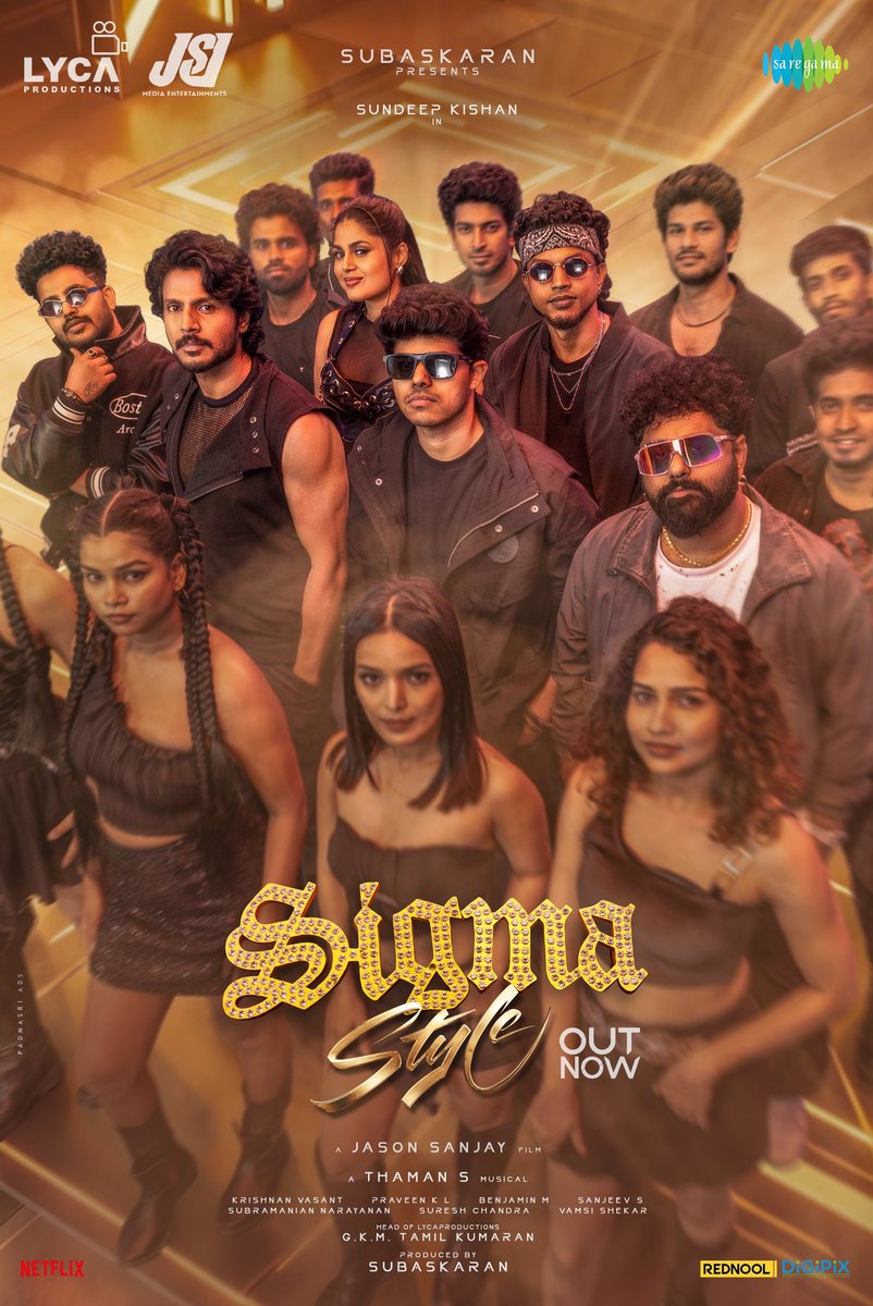 TheRupan's tweet photo. It's time to slay.

The first single #SigmaStyle from #SIGMA is out now.

Turn up the volume.

Tamil https://t.co/N7BoM0Gh9Q

Telugu https://t.co/devfsZyGnx

@official_jsj @LycaProductions #Subaskaran @gkmtamilkumaran @sundeepkishan @MusicThaman @fariaabdullah2 #RajuSundaram https://t.co/gZyc19f5uE