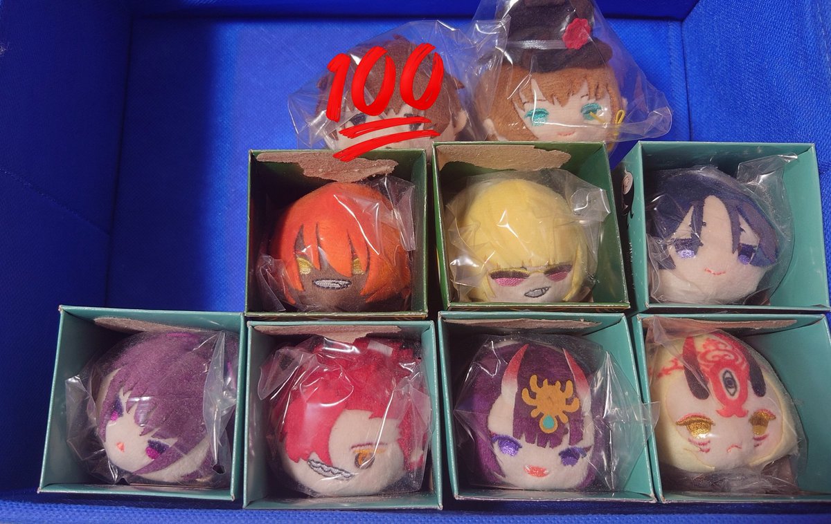 takanyon5656's tweet photo. 【交換/譲渡】
fgo Fate/Grand Order もちもちマスコット

譲）
写真参照
マーリン・オベロンは3枚目を2点以上含む譲渡のみ
ぐだ男は2、3枚目同数以上含む譲渡or折田さんと交換
2、3枚目は単体譲渡交換🆗
求）
定価＋送料≧アビゲイル（夏）・雑賀孫市・永倉新八・折田さん

1点からでもお気軽に https://t.co/yNEZj6FkGo