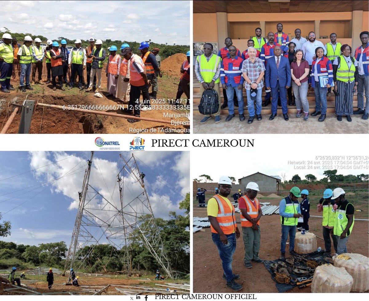 pirectcameroun's tweet photo. Gros plan sur les « gendarmes » des travaux de construction du PIRECT.

#PIRECT #Cameroun #Tchad 
#SONATREL
#minee
#IED #ARTELIA
#RTI #GINGER SOFRECO
#Banquemondialeafrique
#Banqueafricainededeveloppement
#Banqueislamiquededeveloppement https://t.co/t0Lozfrour