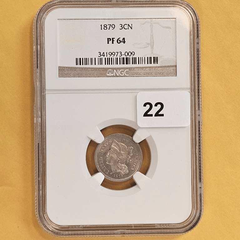 Coin_HuntersLLC's tweet photo. Proof coins just hit different! ✨

This @NGCcoin PR 64 Three-Cent Nickel is now live in this week's auction. What grade would make you stop scrolling?
.
.
#numismatics #raregrade #coincollecting #onlineauction https://t.co/pzF3EqalFL
