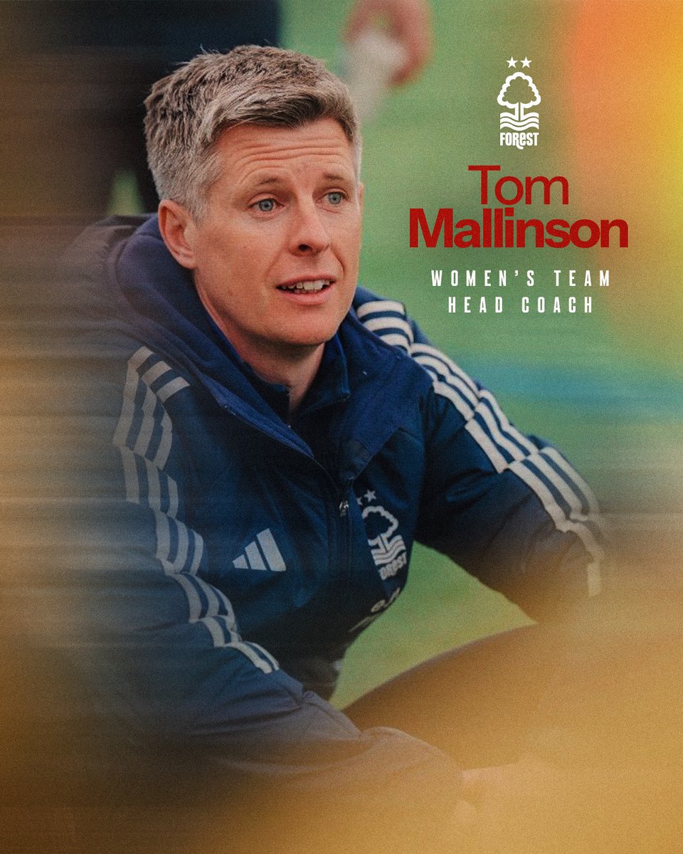 NFFCWomen's tweet photo. We are delighted to announce Tom Mallinson as our new head coach. ✍️
