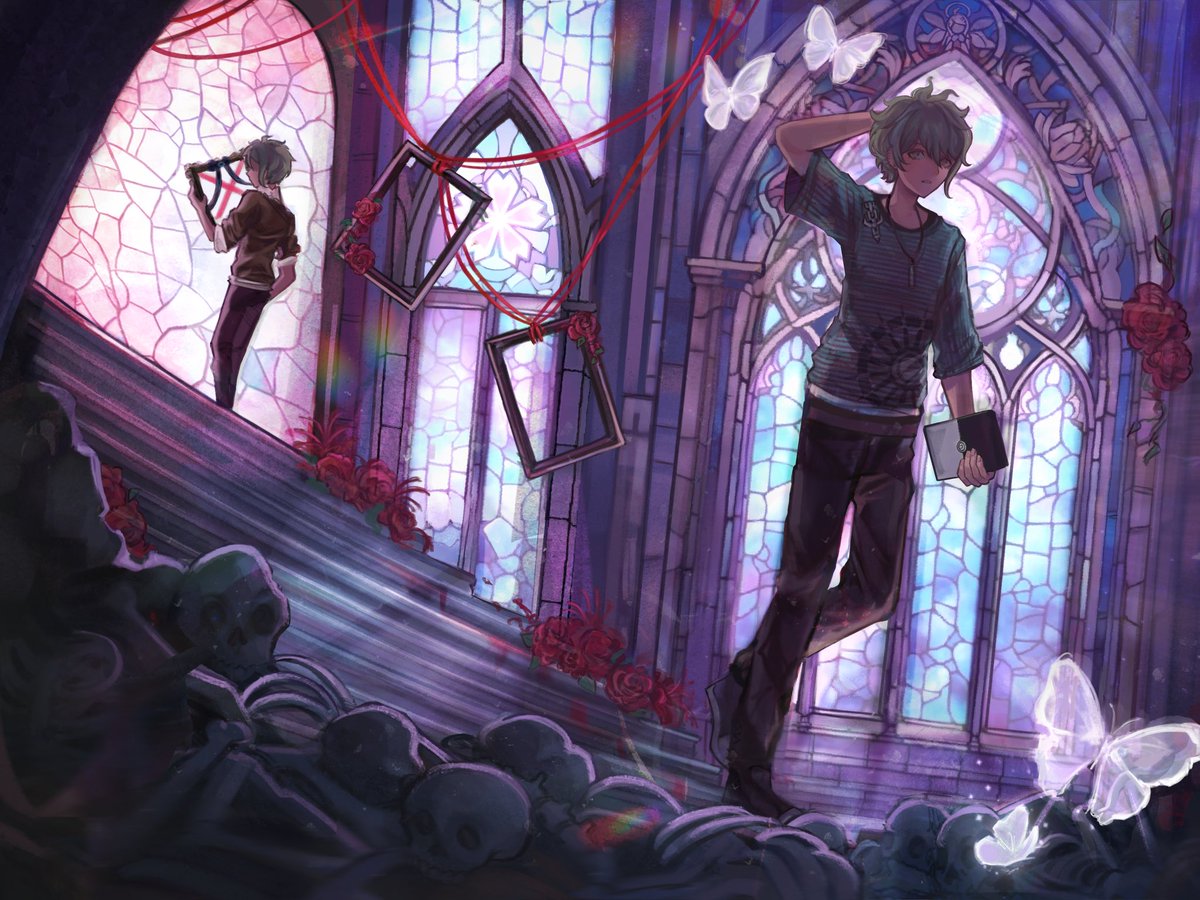 Vixiolatte's tweet photo. #Danganronpa #DRV3 https://t.co/Pn23K4YCZb