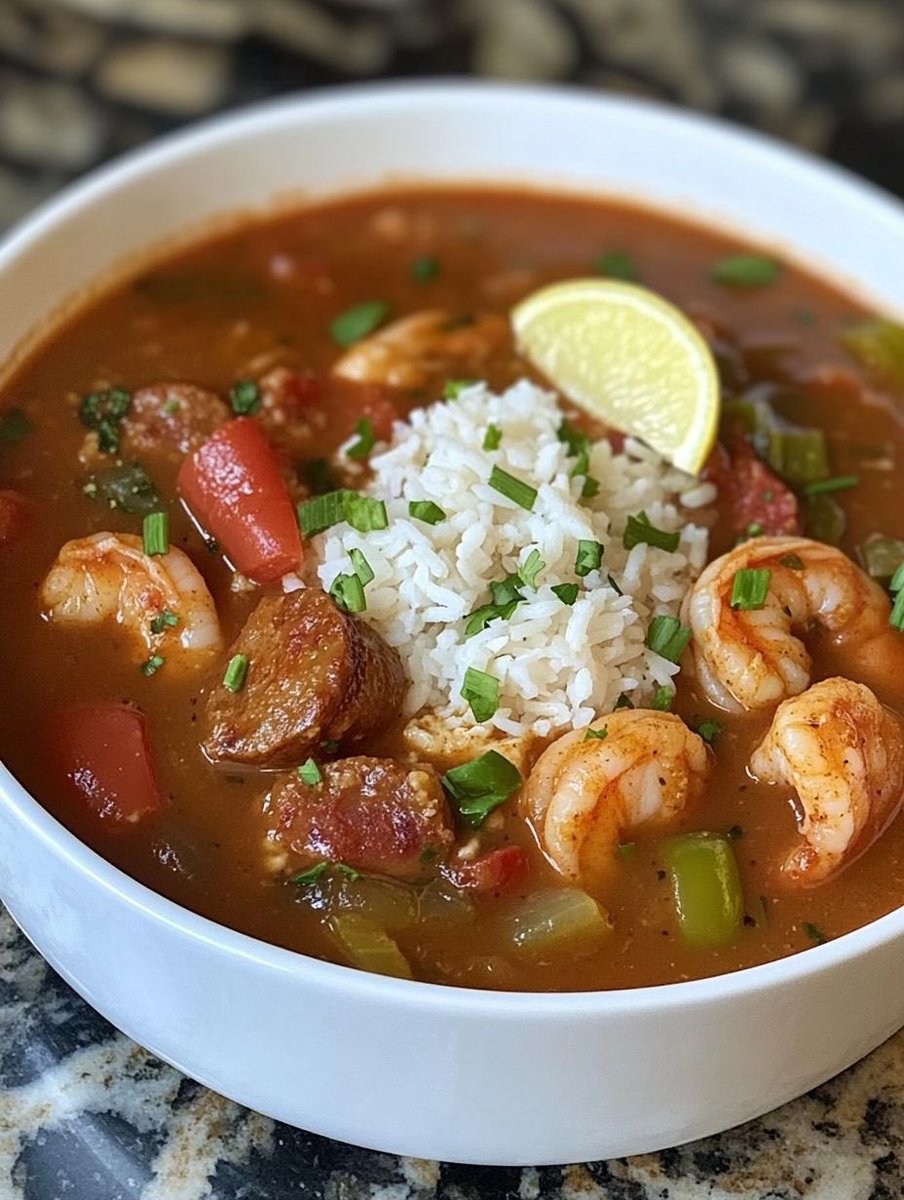 bossbabejass's tweet photo. Gumbo 😍 https://t.co/QLkWHmE8bI