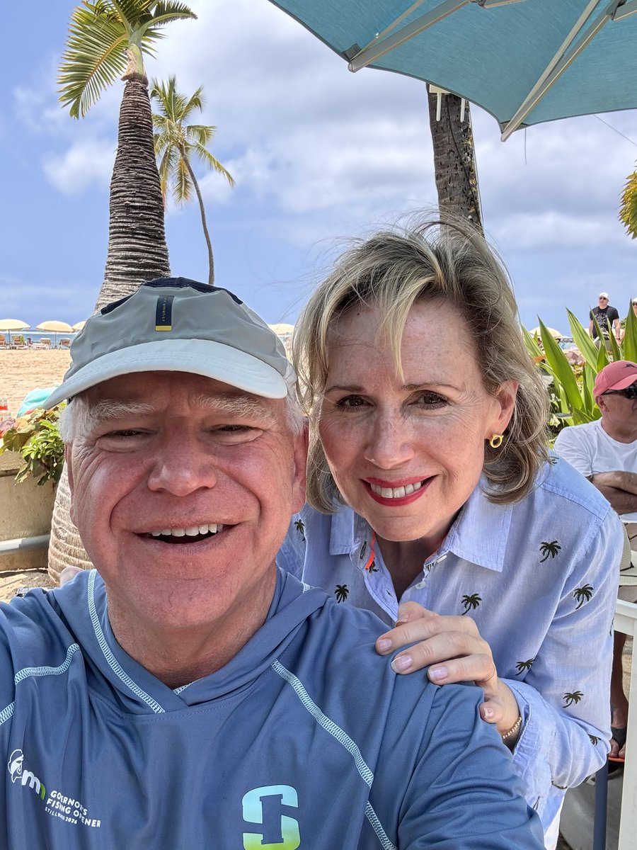 GovTimWalz's tweet photo. Happy anniversary Gwen! 32 wonderful years of walking together! https://t.co/agz5Zg0UQN