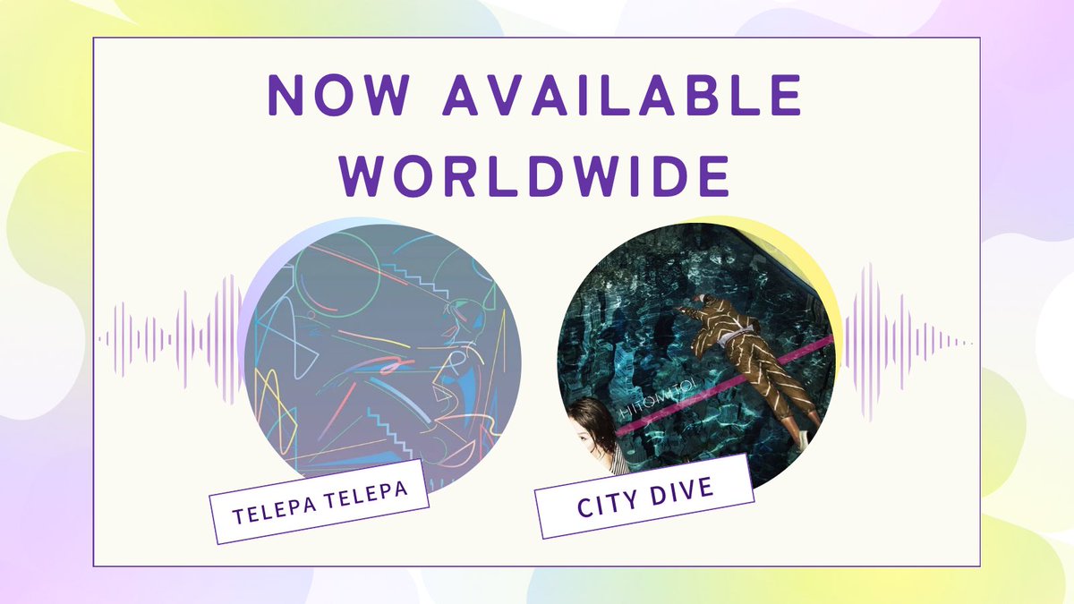 Billboard_Rec's tweet photo. ／
🌏NEWS🌏
＼

HITOMITOI’s beloved albums “Telepa Telepa” and “CITY DIVE” are now available on Bandcamp. 
Finally Available worldwide.

Get yours!! 👇

🔗 https://t.co/U1I4GfT5Qq

@hitomitoijoy @Bandcamp https://t.co/JFZCwHfOvx
