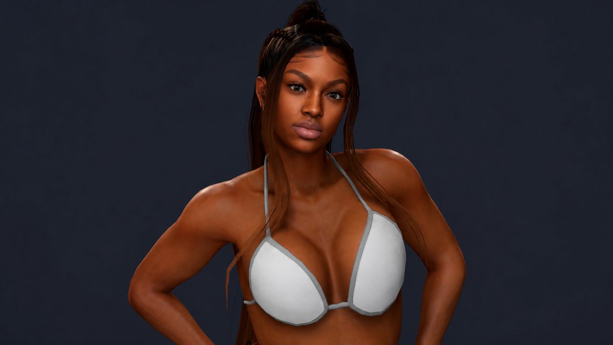 JamelDay's tweet photo. 2 of my latest caws I'm working on. I need attire for the woman, I'm not good with making attires 😫😫😫😫 #WWE2K26 #Caw https://t.co/r5B6EW1DJf