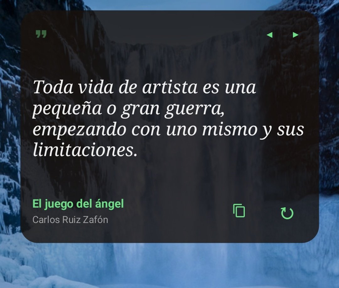 DIVCreativo's tweet photo. ¿Acabo de hacer mi primera aplicación móvil?

ACABO DE HACER MI PRIMERA APLICACIÓN MOVIL. 😍

THE CURATOR

Una APP para guardar citas de libros que leo en físico. Añado el libro, con el widget le dicto con voz la cita y él me la guarda.

Otro widget va mostrando esas citas. ^^ https://t.co/1pKYUTQ1yw