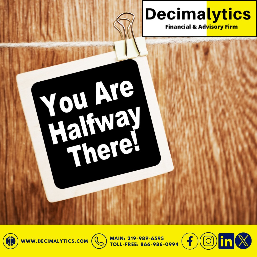 decimalytics's tweet photo. June marks the halfway point of 2026. It’s the perfect time to pause and ask: Are your numbers matching your expectations? Don't wait until December to realize your financial trajectory shifted. Real-time adjustments start with midyear clarity. #Decimalytics #MidYearReview https://t.co/t5N7nmnGpo