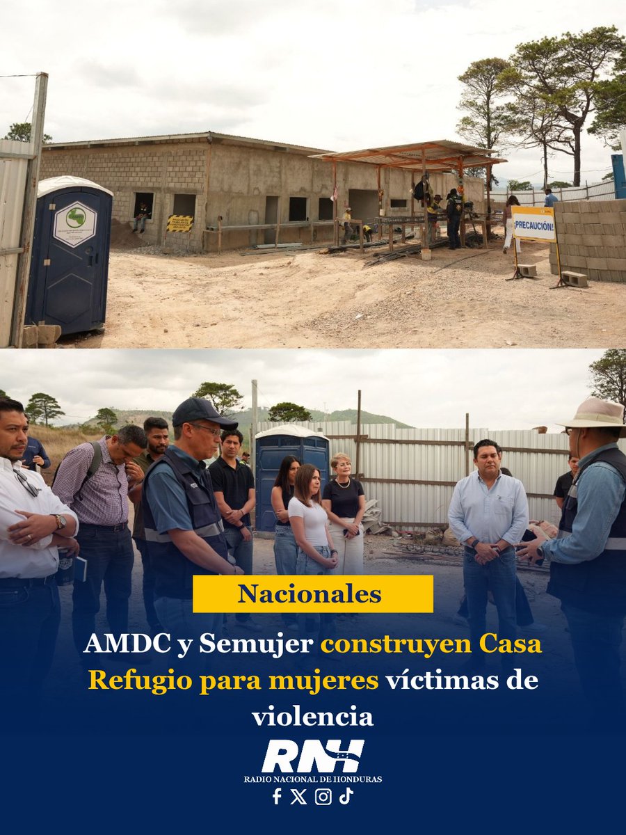 RTNH_Oficial's tweet photo. AMDC y Semujer construyen una Casa Refugio para mujeres y niños víctimas de violencia doméstica y en riesgo social en Tegucigalpa.
📌 El proyecto contará con atención médica, psicológica y legal para las familias beneficiadas.
#RNH #HondurasVamosAEstarBien #AMDC #Semujer https://t.co/gITX0WFwI7