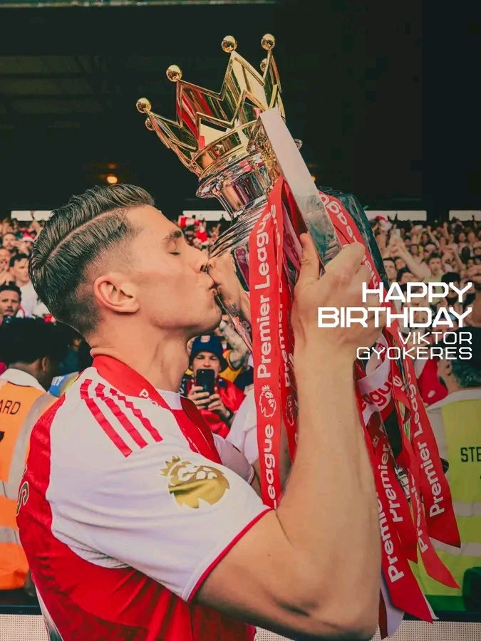 AFCDecs's tweet photo. Happy birthday Viktor Gyokeres 🫱🥶🫲 https://t.co/yFVcWrB2SE