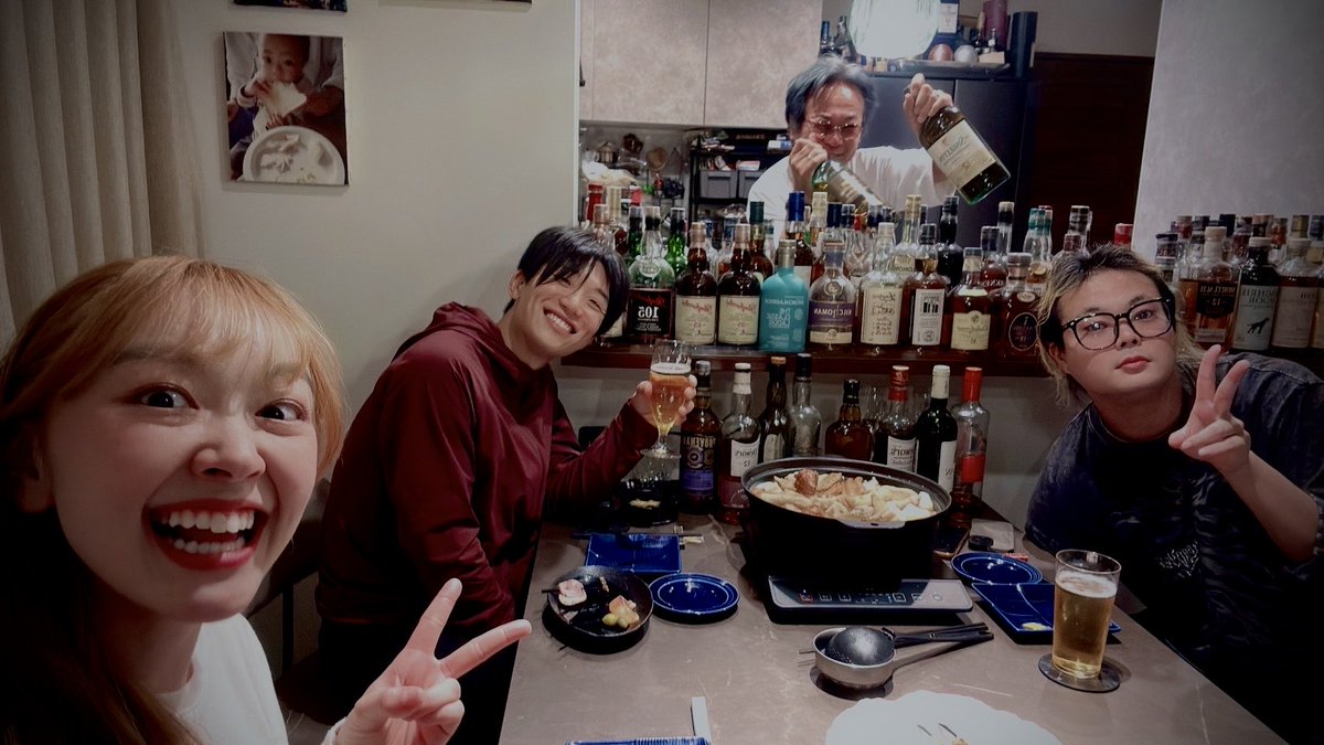 siskohei's tweet photo. 周り回って面白メンツで🍢 https://t.co/cANpQG08kI