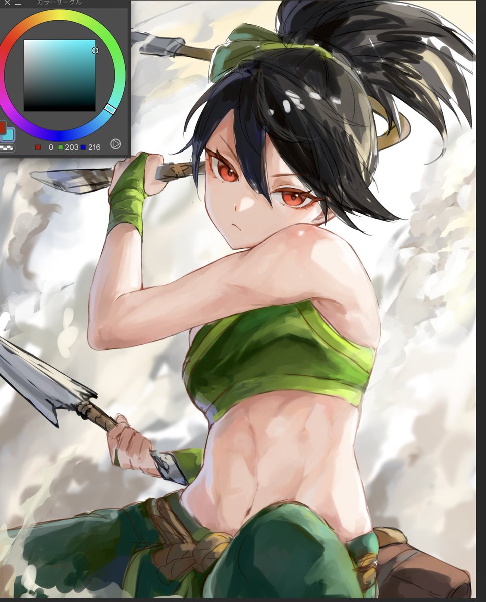 smy119812's tweet photo. akali wip🟢 https://t.co/XgVC8AN5Xs