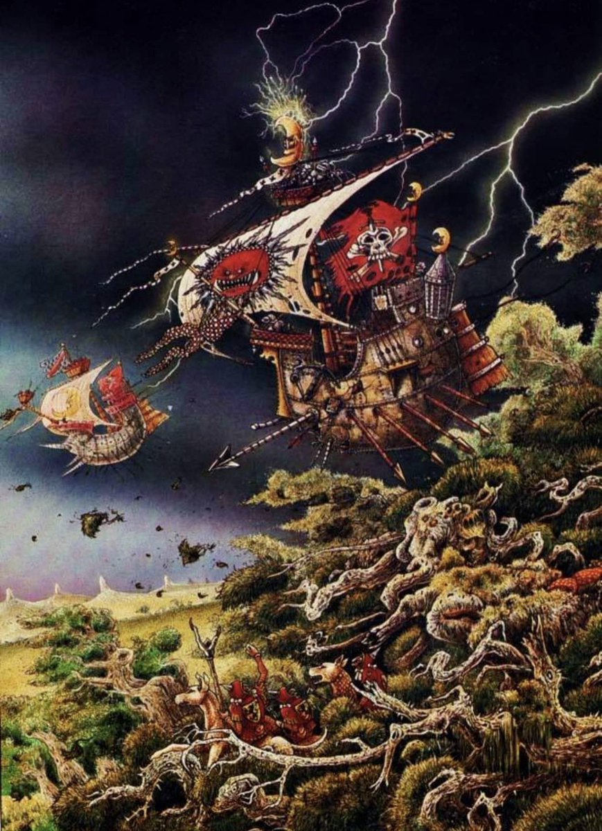 james_donkin's tweet photo. In the 1980s the art of John Blanche, and the writing of Michael Moorcock really defined fantasy for me. RIP John. May you travel far in distant and uncharted lands. https://t.co/hfS61tHGoc