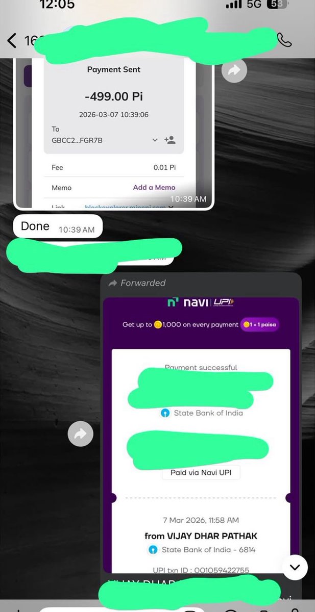 Pilegitvendor's tweet photo. 499 Pi transaction successfully completed✅

Who wanna trade Pi coins?

Buying at sweet rates 😊🚀

#PiNetwork #PiBuyer https://t.co/c7OTmkURDa