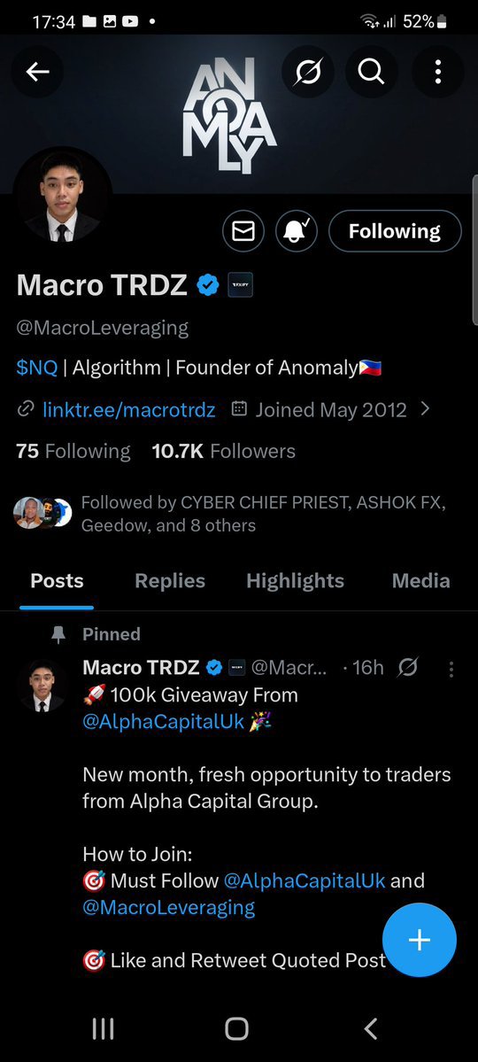 isla_pn's tweet photo. @MacroLeveraging @AlphaCapitalUK #AlphaCapitalUk
All task completed with proof boss Hope to get lucky with you sir 🙏
@Fansdejohansy 
@SelvedinTrgalo2 
@PhoenixFridas https://t.co/26f6cIBIeW
