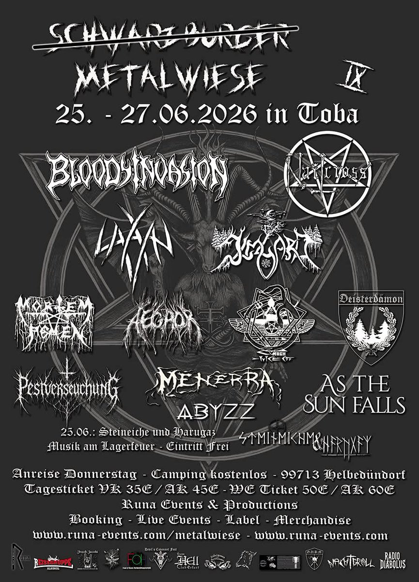 hellgravdm's tweet photo. 🔥🔥🔥 ACHTUNG 🔥🔥🔥
.
.
Soeben wurde bestätigt, dass wir am 27.06.2026 in Helbedündorf auf der SCHWARZBURGER METALWIESE spielen!!!
.
Was für ein Kracher!!!
.
.
WIR
HABEN
BOCK!!!
.
.
.
27. Juni 2026 / Helbedündorf / SCHWARZBURGER METALWIESE 
.
.
https://t.co/a5igIkBND4
. https://t.co/6advnEFV6C