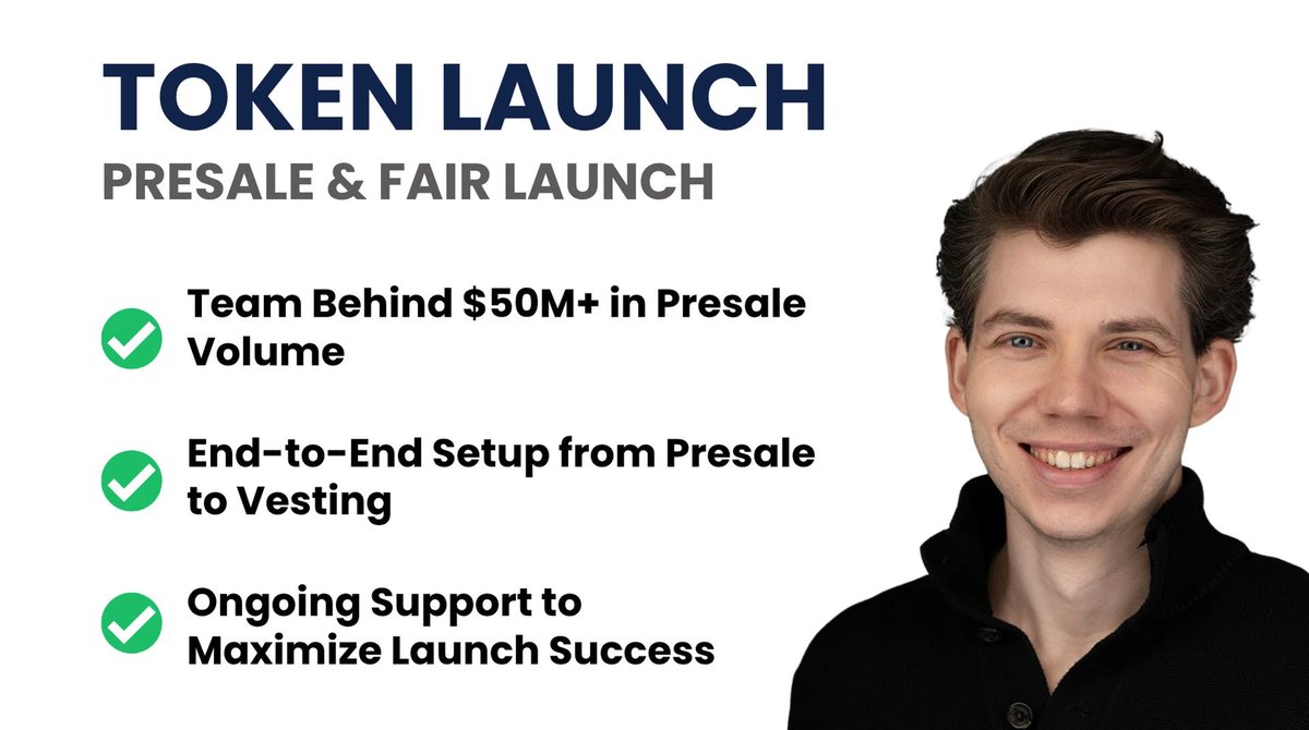 ruposhamin's tweet photo. Launch your crypto token and presale with a proven track record!
Your Trusted Partner for Web3 Strategy, Tokenomics and Fundraising!
Explore details for order! https://t.co/b5Y6hHCsTd

#web3 #Tokenomics #tokenlaunch #NFT #cryptotoken #crypto #CryptoCommunity #CryptoMarket https://t.co/j25dYcN8gR