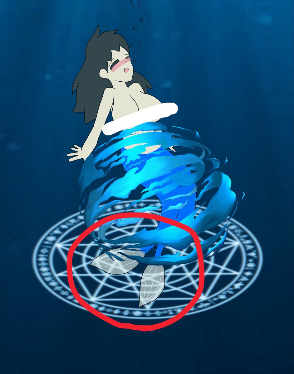 taimermaid's tweet photo. 私は因みに尾びれ=脚説を基本的に推しています。私自身、人魚になる際に脚が尾びれに変わりましたし、人魚姫のアリエルも尾びれが裂けて脚に変わる描写がありましたので、こちらも一つの説だと信じていますわ🧜‍♀️💖 https://t.co/B5zqXGtkwW