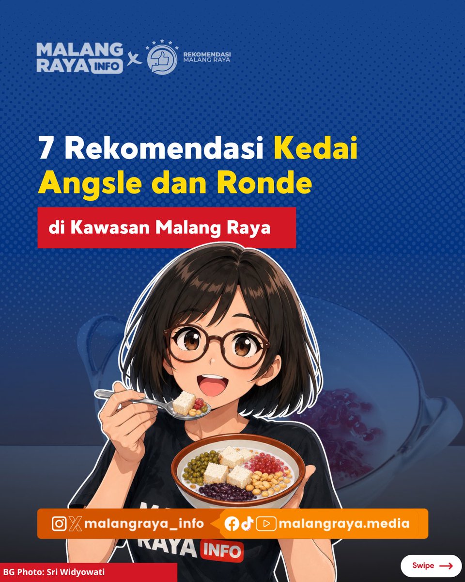 Malangraya_info's tweet photo. 7 rekomendasi angsle &amp; ronde di Malang Raya yang cocok banget disantap saat musim bediding.

Langganan kalian yang mana nih rek? Punya rekomendasi angsle dan ronde di Malang Raya lainnya? Yuk, langsung aja tulis di kolom komentar ya 😊😊😊 https://t.co/BEXChACsTp