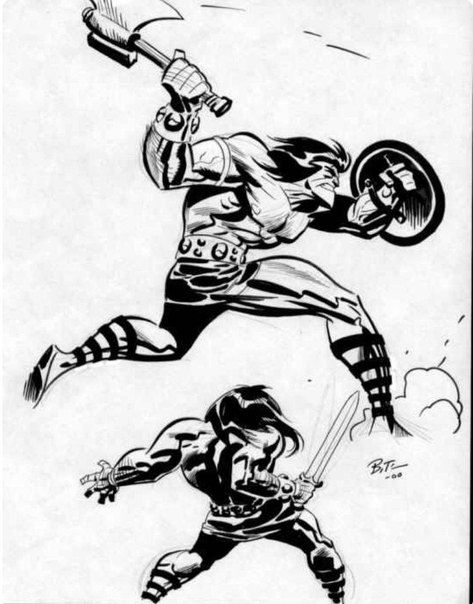 FrankiePaul64's tweet photo. Good Morning!

Conan The Barbarian by Bruce Timm! https://t.co/D2JU5Xh5gF