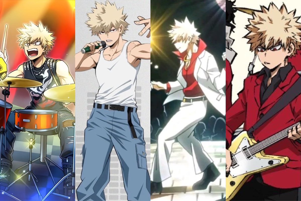 bkgodynamight's tweet photo. katsuki bakugo is so talented that he can start his own band https://t.co/5jw8LUM5SC