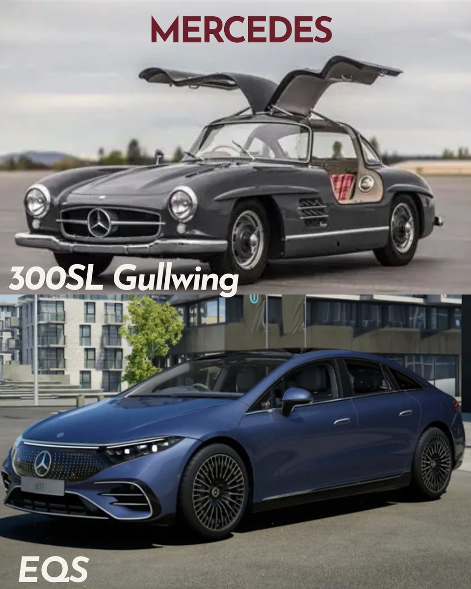 IslandRaces_'s tweet photo. @Jaguar @Porsche @MercedesBenz  gave us the 300SL Gullwing. Now it has the EQS.

@BMW gave us the 507. Now it has the i7. https://t.co/aaTCwSNpgi