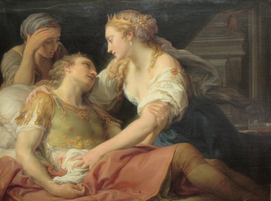 artfullycurated's tweet photo. Death of Marc Antony by Pompeo Batoni, 1763 https://t.co/45OEdb3Zr4