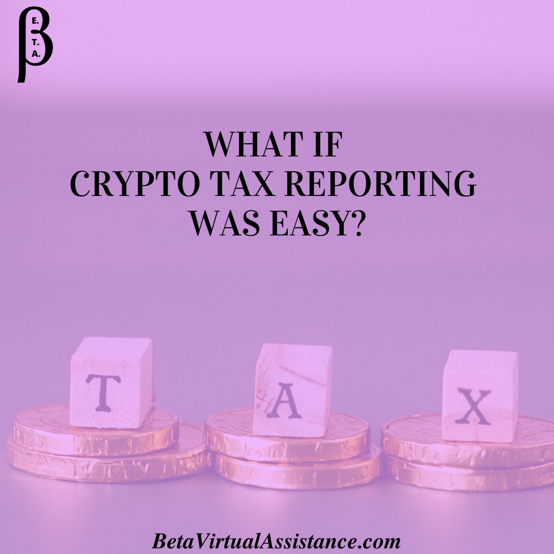 BetaVirtualAsst's tweet photo. Give me ONE emoji that would sum this up:

👉 What if you never had to do your own crypto taxes ever again?
👉 What if compliance with your income taxes was just easy?
👉 What if you never had to worry about it anymore?

Drop that emoji and tell me how it would feel! https://t.co/XFdleiSGAN
