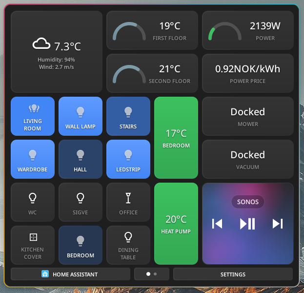 ErickSky's tweet photo. ¿Sigues abriendo el navegador cada vez que quieres controlar las luces, la impresora 3D o los sensores de tu casa?

Prism Desktop convierte Home Assistant en una app nativa para Windows y Linux:

→ Vive en la bandeja del sistema (acceso instantáneo) 
→ Sincronización en tiempo real por WebSocket 
→ Controles "morphing": mantienes click y se expanden (dimmer, termostato, etc.) 
→ Tile dedicado para impresoras 3D con cámara en vivo + temperaturas 
→ Atajos de teclado globales + notificaciones nativas 
→ Personalización brutal (bordes rainbow, aurora, colores…)

Open source, gratis y con instalador fácil.

REPOOO👇