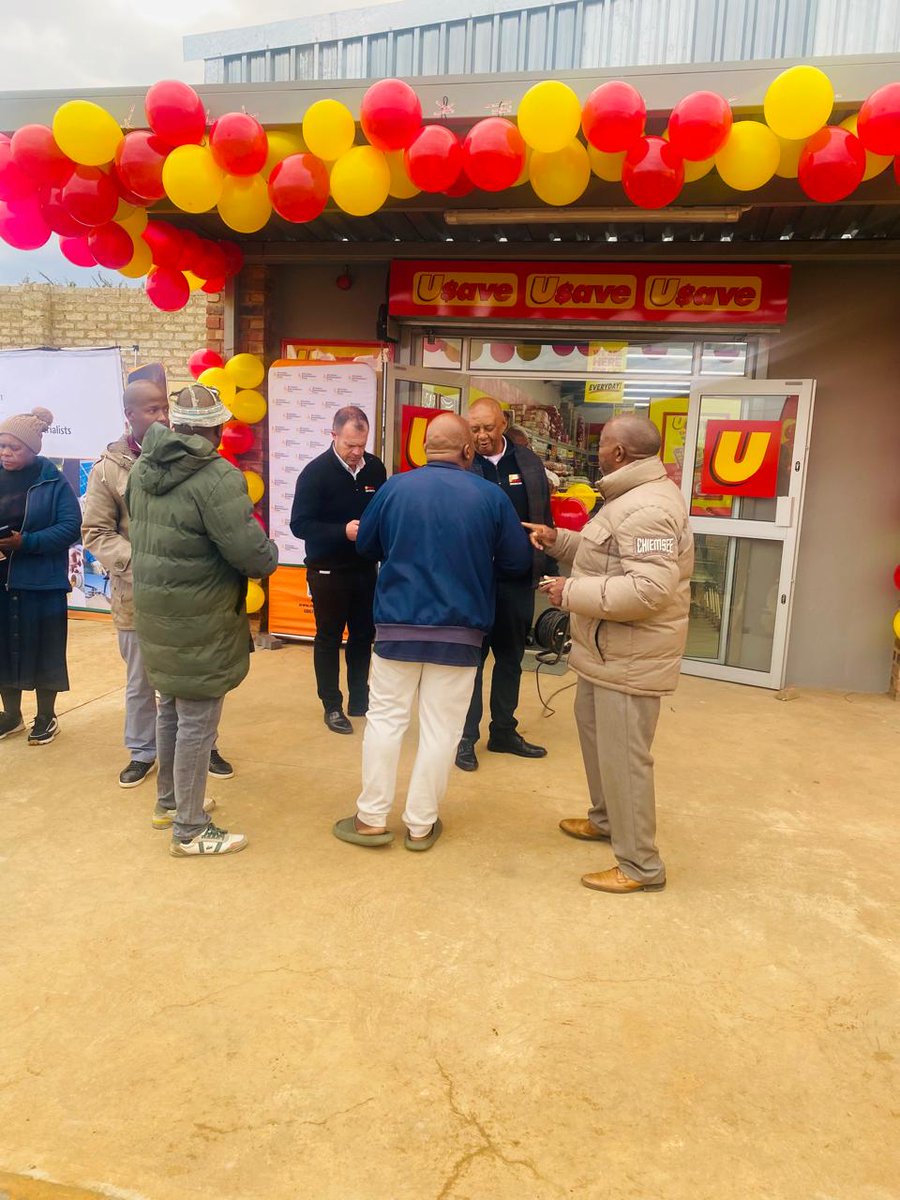 NEFCORP's tweet photo. Youth empowerment must include investment where young people live.
The new USave store in Makubung Village, Mahikeng, funded by the NEF and developed by Mr Goitseone “Ducky” Mantsi, has created 50 construction jobs and 16 permanent jobs.
@MahikengLM @Shoprite_SA #NEFempowered https://t.co/XZ51BwSgtt