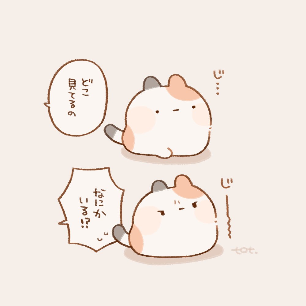 _to_tto's tweet photo. 見つめるミケちゃん https://t.co/HAKvBcwQXD