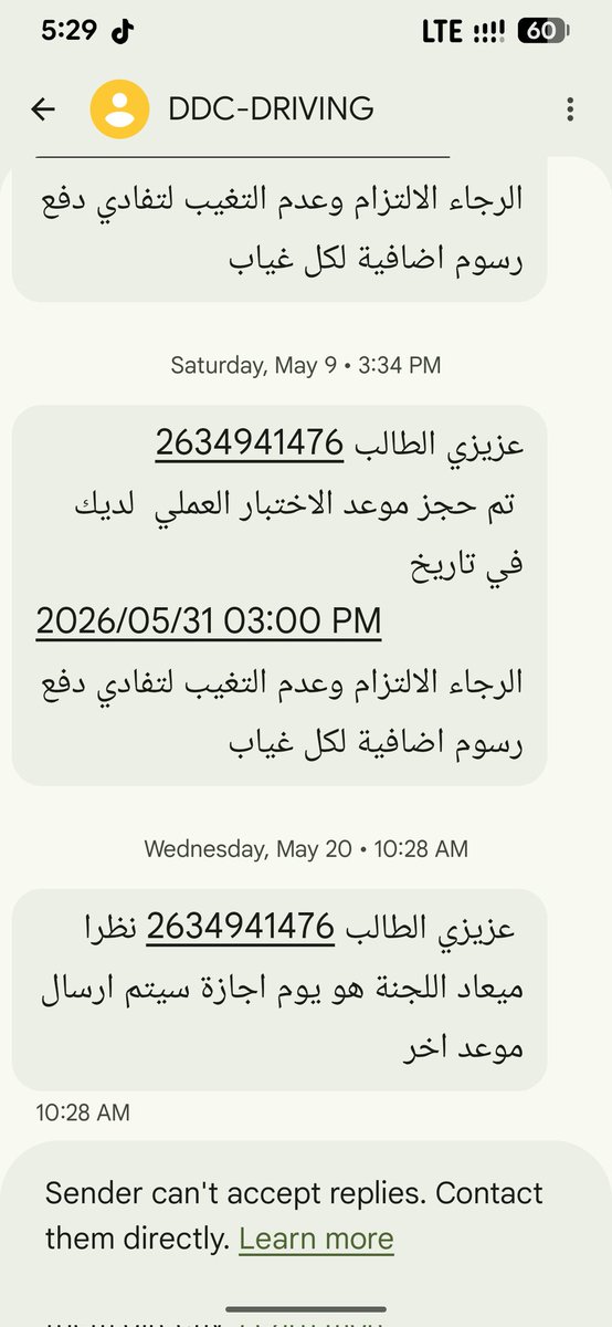 MASShoaib's tweet photo. Dear @ddcsaudia Support Team, my final test appointment was recently canceled automatically. I have attached the cancellation screenshot for your reference. Could you please let me know when I can expect a new appointment slot? Thank you for your assistance.
#DDC https://t.co/NaFIWlCuen