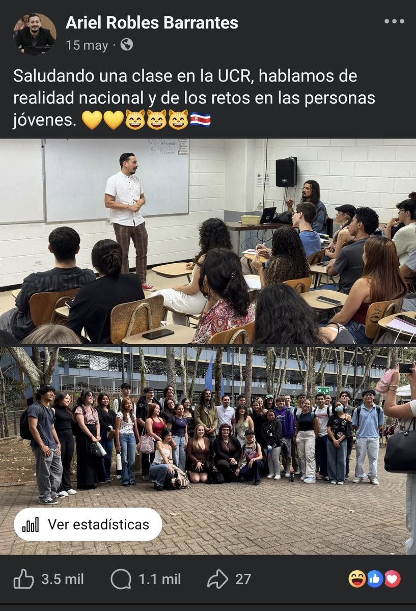 sasa_c_r's tweet photo. Mientras tanto Ariel Robles metido en las universidades públicas... https://t.co/LaxmCT95u7