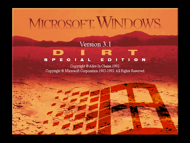 tehmondspartan's tweet photo. Alice In Chains-themed Windows boot screens (1990-1995) https://t.co/7FWwcVWjYB