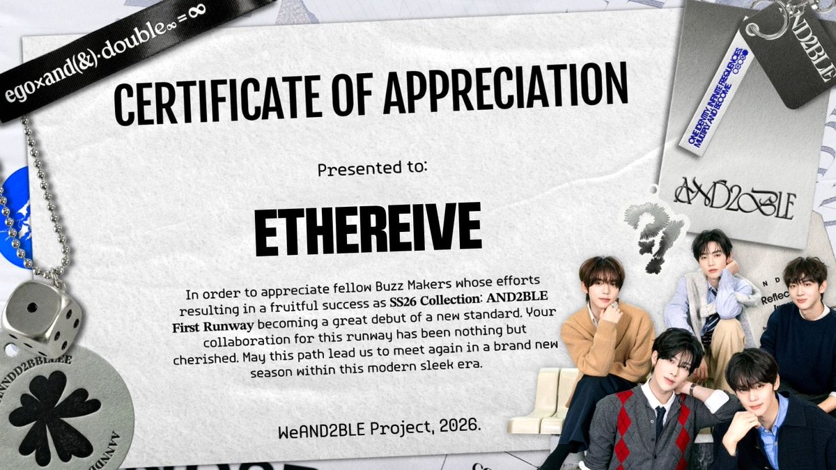 ETHEREIVE's tweet photo. Many thanks, @WeAND2BLEs! We sincerely enjoyed this collaboration and hope to reunite for another exciting experience someday! 📫📝 https://t.co/XrywPptgAJ