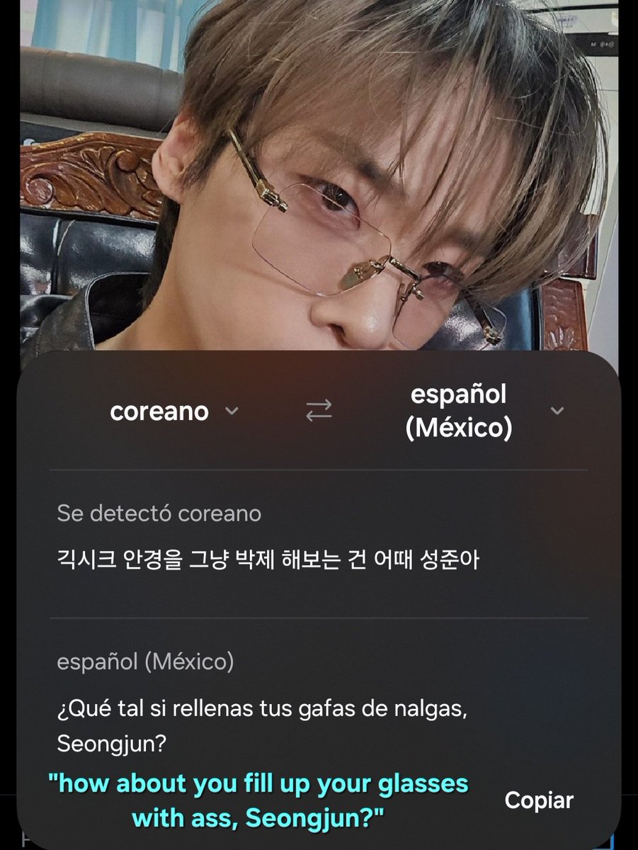 bicsbiceps's tweet photo. Translated the tweet to Spanish: got confused 
Translated it to English: got even more confused 
That's the beauty of language https://t.co/xhs4SdRA6m