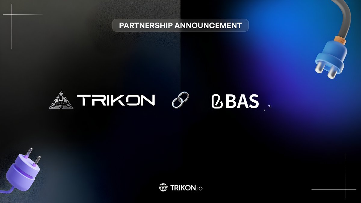 0xTrikon's tweet photo. Web3 has a trust problem. Not a technology problem.  

Anyone can mint a token. Anyone can deploy a contract. 

But proving you're a real human, with real credentials, doing real things?

So we partnered with @BASCAN_io 

BASCAN targets this which is a BNB Chain's identity and reputation layer, 30M+ attestations, KYC from Binance piped on-chain via BNB Passport.
Trikon brings the AI-native OS. BAS brings the trust layer.