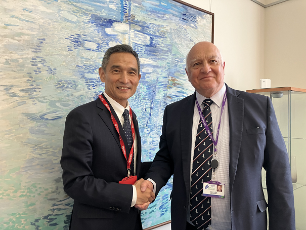 JapanScotland's tweet photo. 📰On Wednesday 3rd June, Consul General Katsutoshi Takeda made a courtesy call on Cllr Bill Lobban, Convener of Highland Council in Inverness.

Read the full article on our website or other SNS channels! https://t.co/gy40DE8e5w