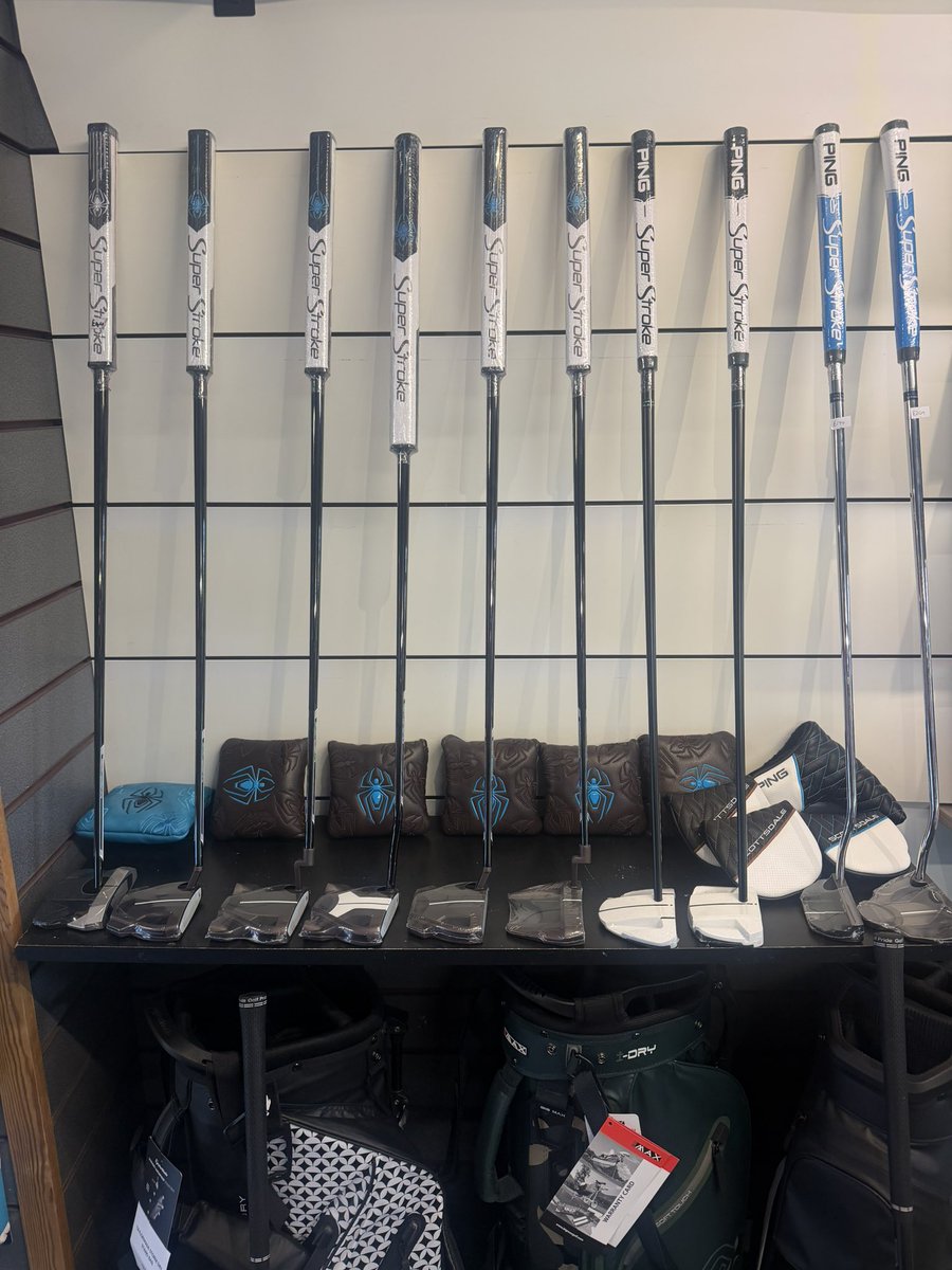 OProshop's tweet photo. NEW STOCK ALERT 🚨 @rboothprogolf 

The Putter that Rory uses @TaylorMadeTour The New Spider collection is here. https://t.co/20yo0RuLWp