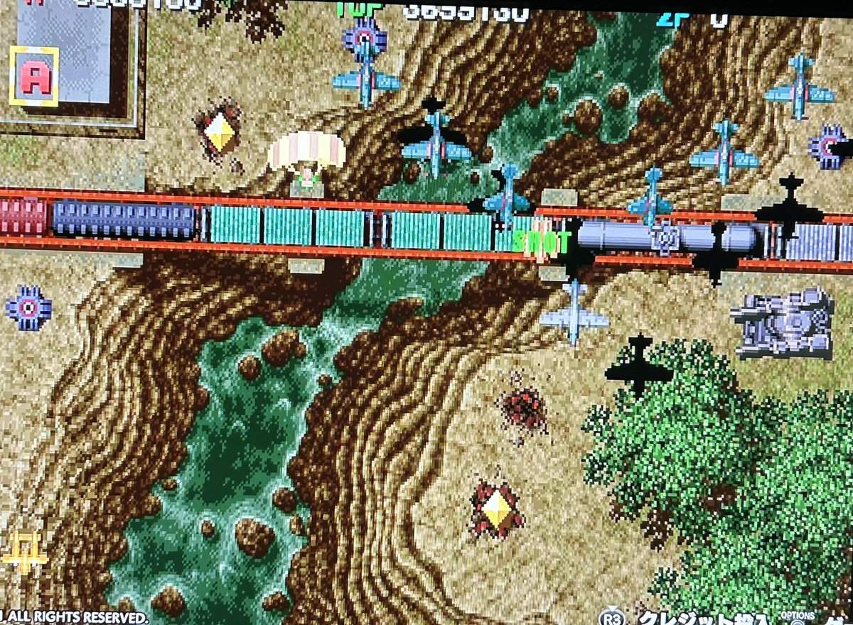 liger1812nd's tweet photo. #liger18のアーケードゲーム録
#1944theloopmaster(アケスタ版)
7面まで。この段階でまだ半分という恐怖。
流石に1cc狙ってる訳じゃ無いが、前半面でボムとサイドファイター撃ち尽くしてる時点で記録は伸びないだろうなぁ💦 https://t.co/Es5p1IOeso