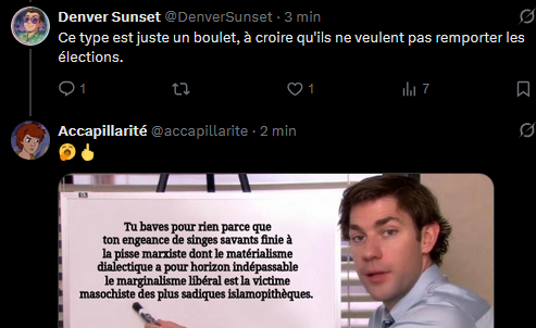 koddemiah's tweet photo. @accapillarite @coolspotera @Arno_Dauphin Le mec tourne en boucle, la maladie mentale 🤭 https://t.co/Li1rws1WGF