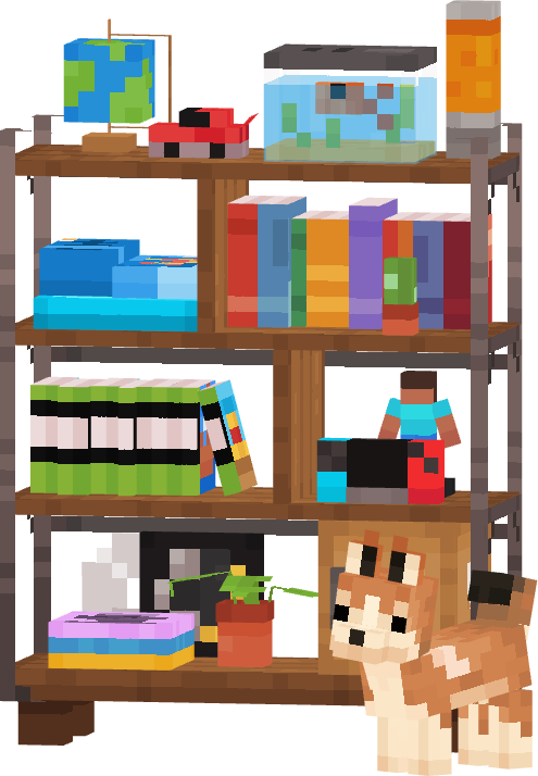 floo_srt's tweet photo. @laink Hey ! Je suis freelance spécialisé dans le vanilla-friendly. Je fais modélisation, texturing, animation, items 2D, VFX jusque l'intégration ! Armes, mobs, blocs etc. https://t.co/sKur4m9rmc