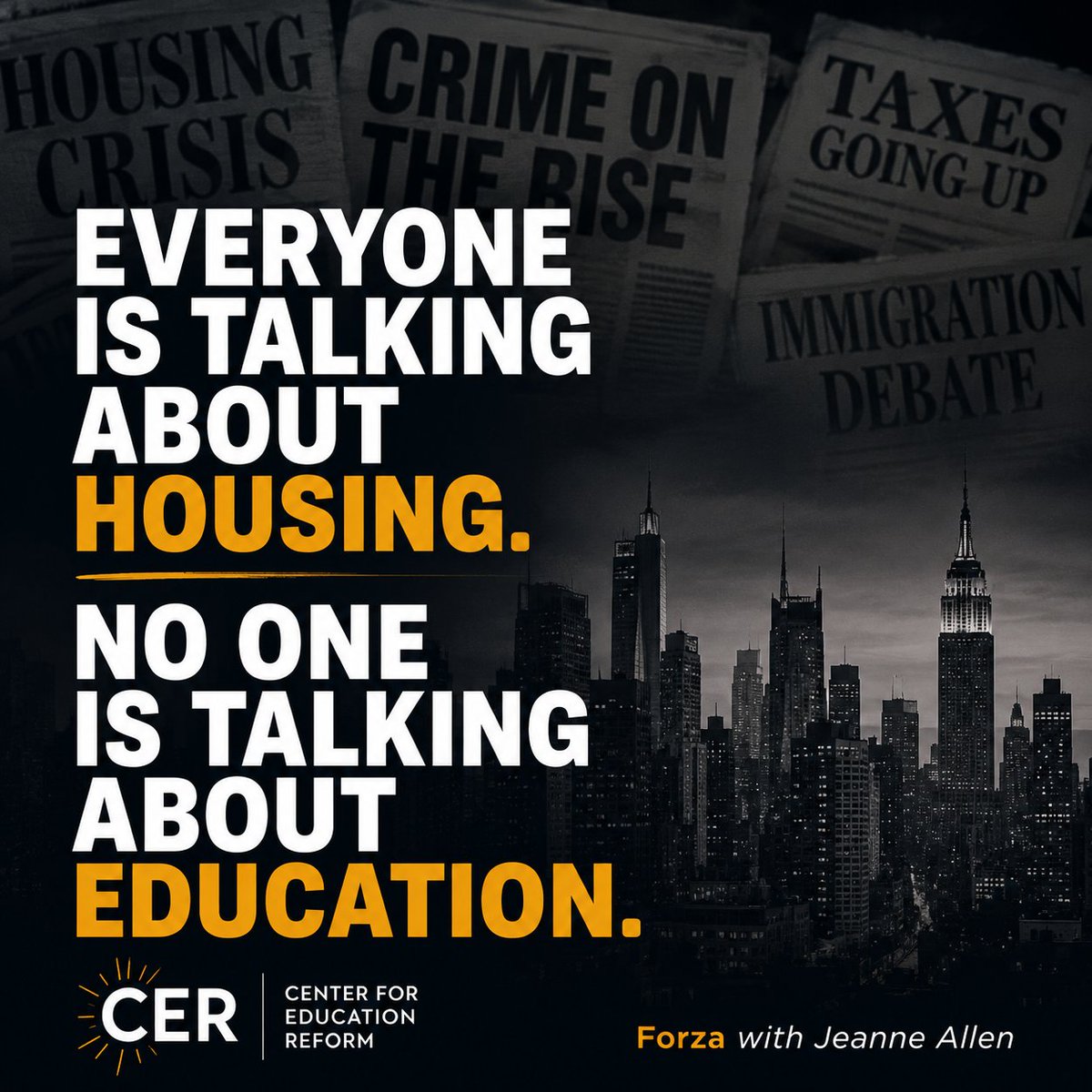 edreform's tweet photo. Tuesday: voters in 6 states cast ballots.

The headlines were crime, housing, taxes.

The word almost nobody used: education.

But there's no city in America where the first list improves while the schools fall apart.

D.C. votes in 12 days. NY already did. LA's runoff is November.

Meanwhile in NC, more than 100,000 kids just got a real choice. That's the story most are missing.

@JeanneAllen connects the dots in this week's Forza 👇 https://t.co/jnRr4k4oYu
