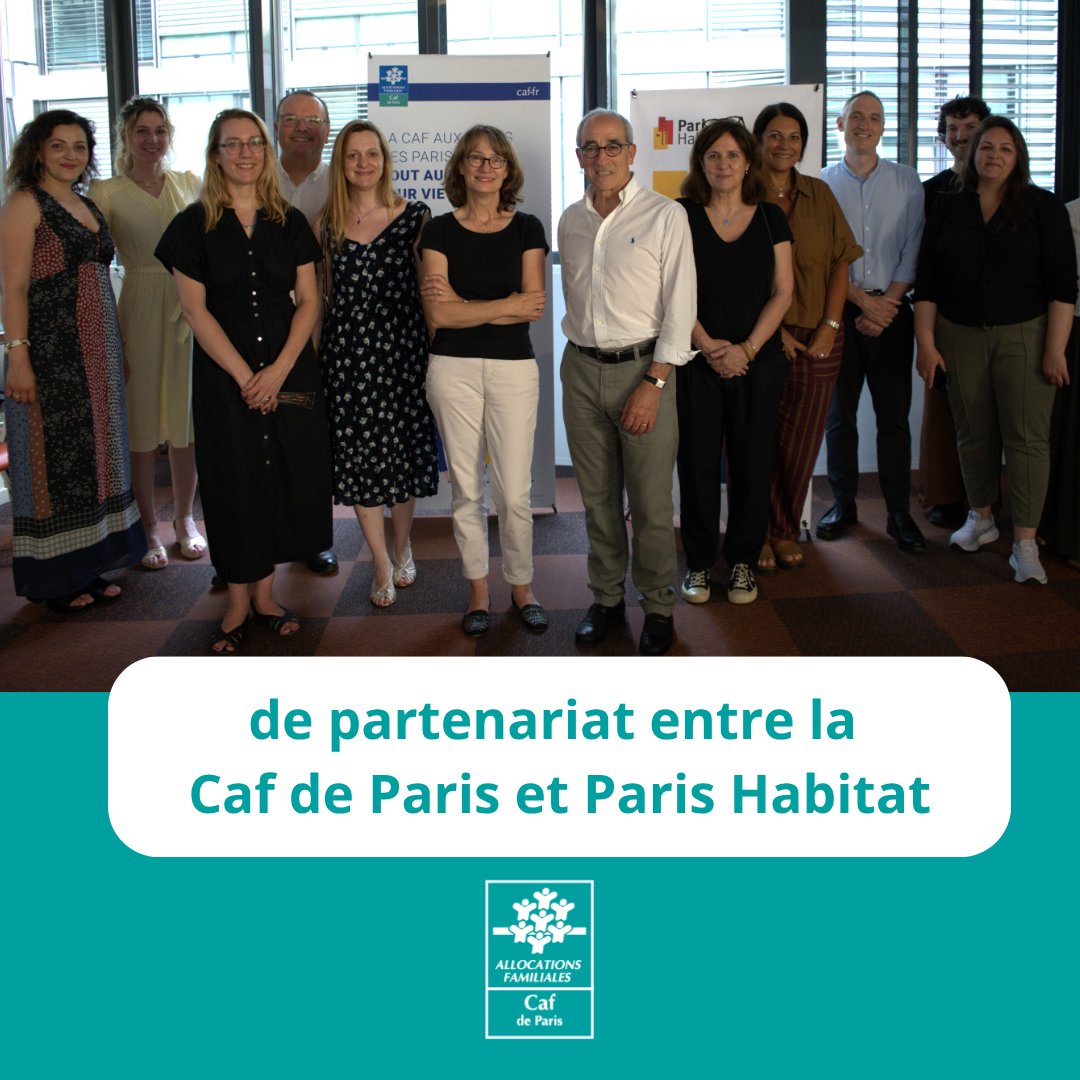 Caf75_actus's tweet photo. 📝 La Caf de Paris et @Paris_Habitat signent une convention de partenariat pour renforcer l'accès aux droits des familles parisiennes, prévenir les impayés et sécuriser le maintien dans le logement.

Une nouvelle étape dans notre engagement commun.

#Logement #AccèsAuxDroits https://t.co/tNTH3DOng7