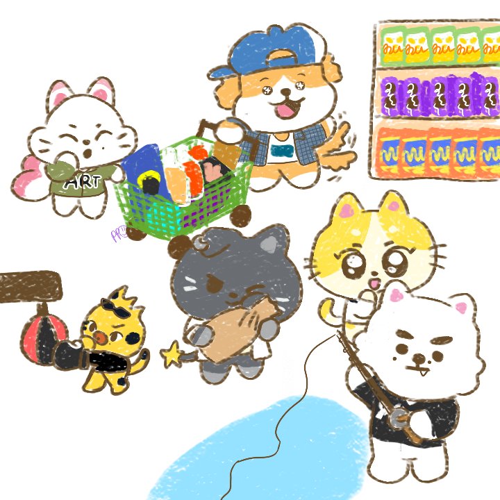 ppp_ppns's tweet photo. [먹고 자고 빠지고🇦🇺] EP 2 🛒🎣🥊
#ENCHIN #엔친
#WONCHU #NoxStar #JAKEY #SnoWe #KISHU #PU_NI
#ppfanart https://t.co/TjATJd0sYR